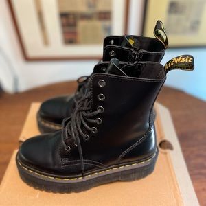 Dr. Martens Jadon Black Platform boots